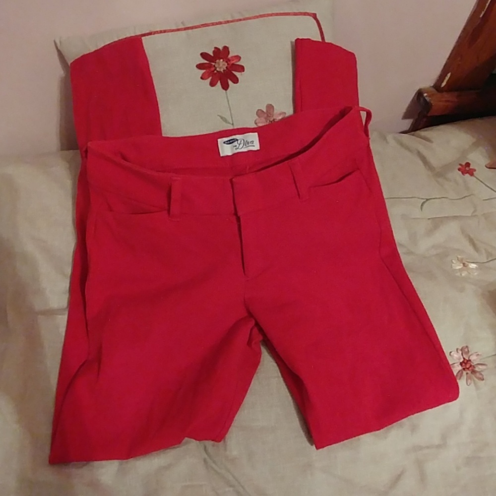 Old navy Red "diva" pants